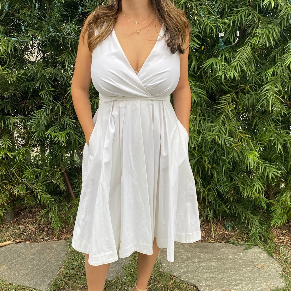Anthropologie Collette Dinnigan White Dress